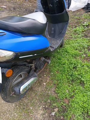 Σκούτερ Bajaj μπλε αυτόματο μεταχειρισμένο, βενζίνης