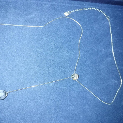 Swarovski pendant necklace like new with stones