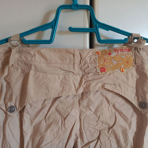 Lynne beige cotton pants, size M
