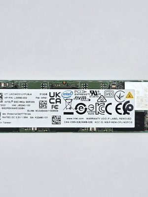 Intel SSDPEKNW512G8H NVMe SSD 512GB M.2 2280 σαν καινούργιο