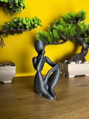 The Thinker (Bishop) decorative figurine fuzzy version 10 cm new