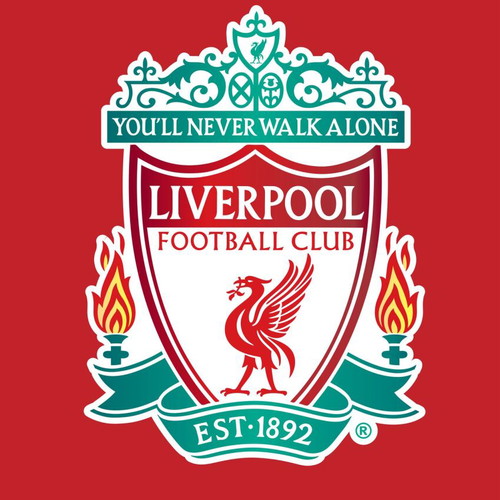 Liverpool sticker on glossy paper made to order