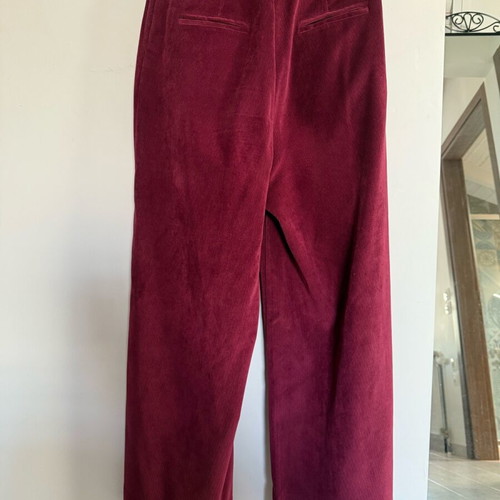 Madame Shou Shou corduroy pants high-waisted like new, multicolor