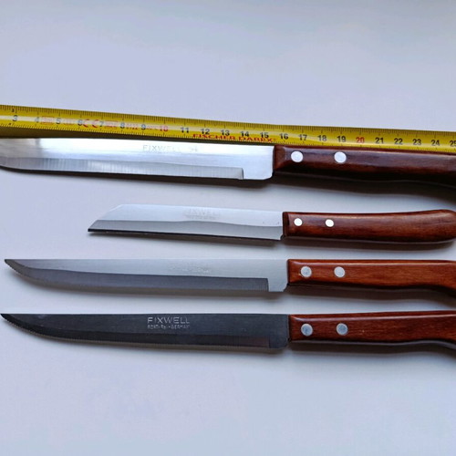Fixwell Rostfrei knife set like new, 4 pieces, German stainless steel