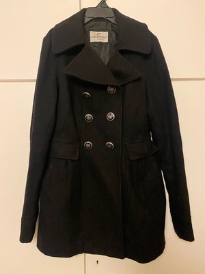 Clockhouse black pea coat size S