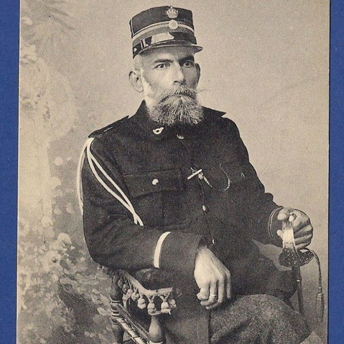 Constantin Geracaris Military Postcard Crete like new