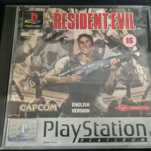 Resident Evil PlayStation 1 Platinum used, PAL version