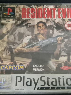 Resident Evil PlayStation 1 Platinum used, PAL version