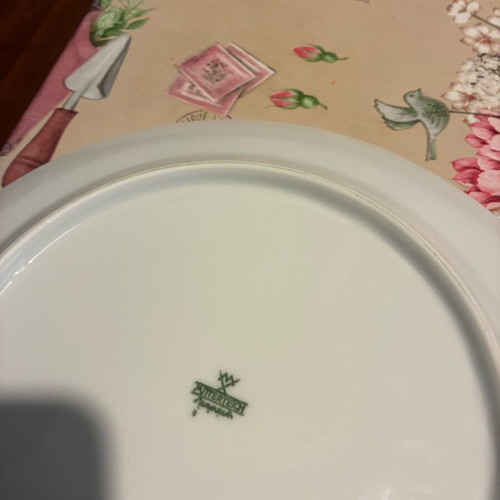 Mitterteich Germany decorative porcelain plate like new, 25 cm, Chinese design