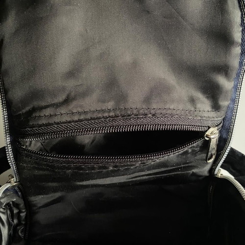 Fabric toiletry bag like new, black, travel organizer
