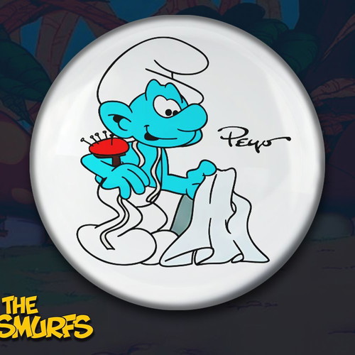 Smurfs Pin Set Classic 1984 Edition, 10 Pieces, New