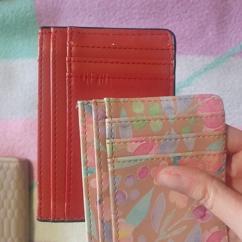 Set of wallets and cardholder used
