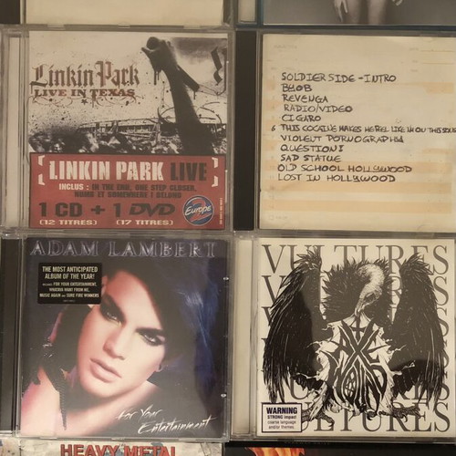 Music CD collection metal genre like new condition