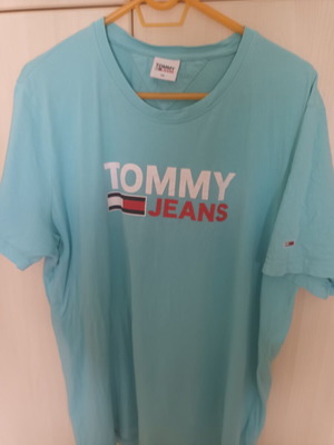 Tisert Tommy Jeans XXL τιρκουάζ σαν καινούργιο