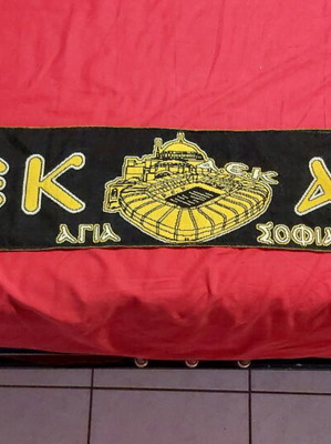 AEK scarf new, large size, wool, authentic