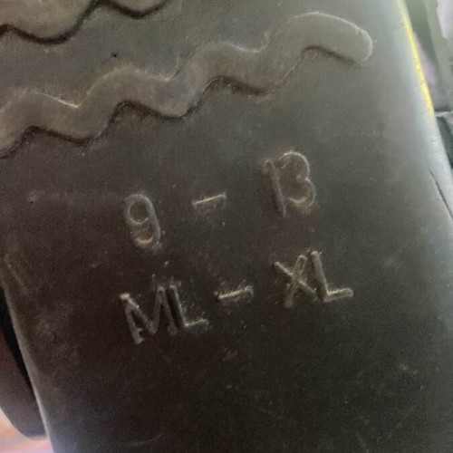 U,S Divers fins used, size 42 to 45
