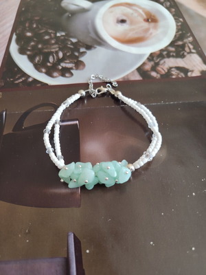 Bracelet handmade from natural stones and beads