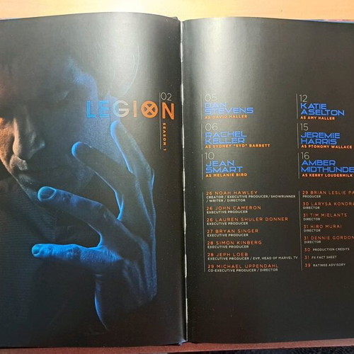 Legion Fox TV Show Book collectible, hardcover