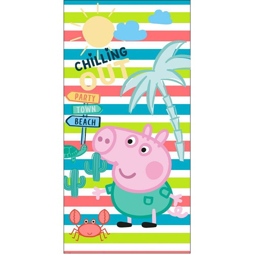 Peppa Pig Cotton Velour Bath Towel New 70x140 cm