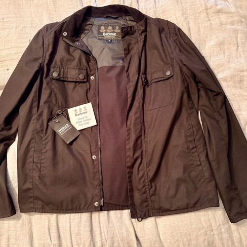 Barbour black jacket size M like new