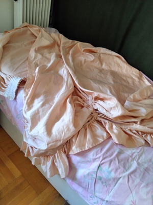 Curtain lamé Balou 2.15x1.50 m, like new, champagne color