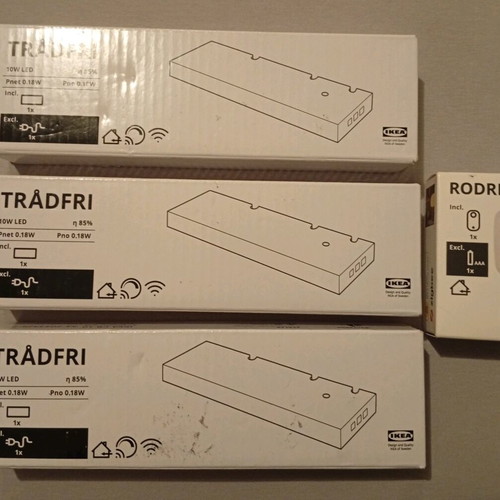 3x TRÅDFRI LED Driver and RODRET Wireless Dimmer Switch, IKEA