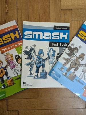 Smash 3 workbook, test book and teacher's book like new for A2/B1+ students