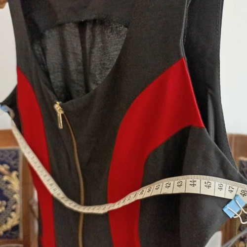 Directions Sleeveless Romper Size UK 14 EUR 40 Like New Black Red