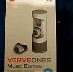 Motorola VerveOnes Music Edition In-ear Bluetooth Handsfree με Αντοχή στο Ιδρώτα Θήκη Φόρτισης Λευκά