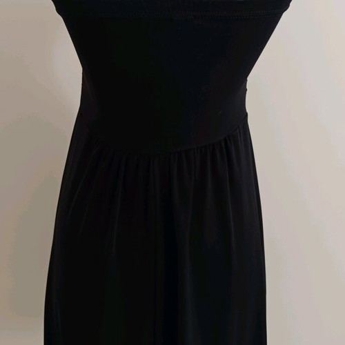 Active Girl evening mini strapless dress like new, black with gold details