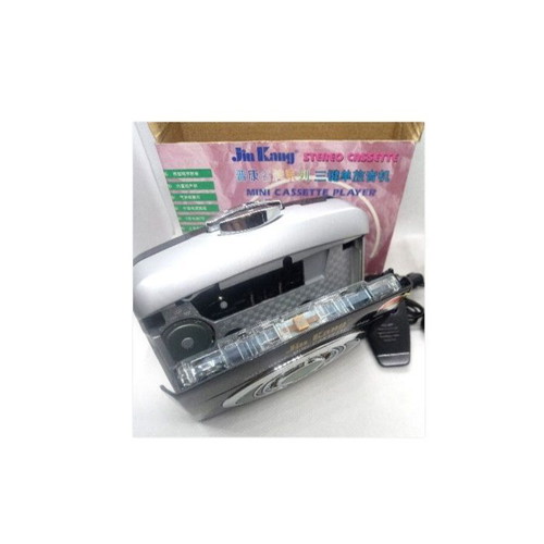 Jin Kang Stereo Mini Cassette Player New NOS with Built-In Speaker