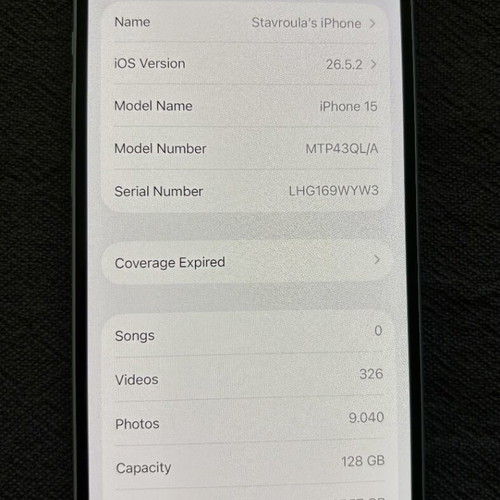 Apple iPhone 15 128GB, blue