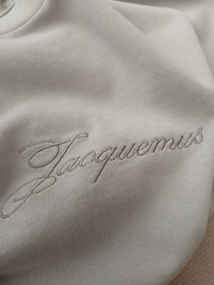 T-shirt Jacquemus XL, γκρι, loose crop, βαμβακερό
