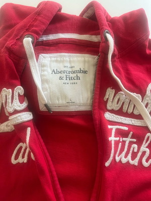 Abercrombie hoodie women's L red like new