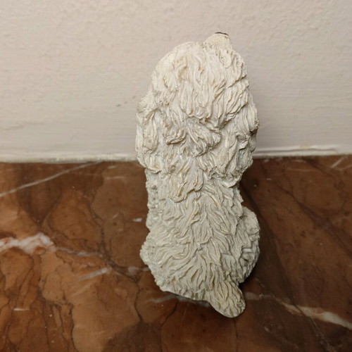 Decorative dog figurine like new, about 7.5cm