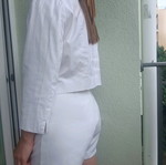 White short women's jacket