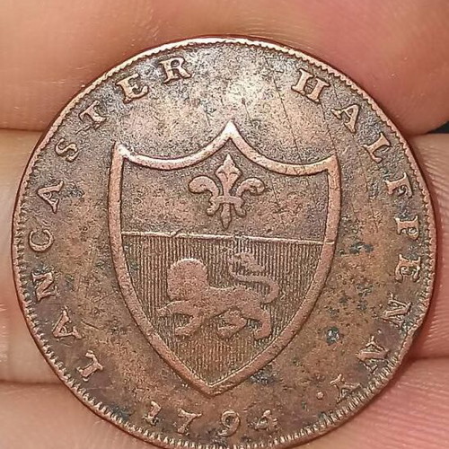 England Lancaster 1/2 Penny like new