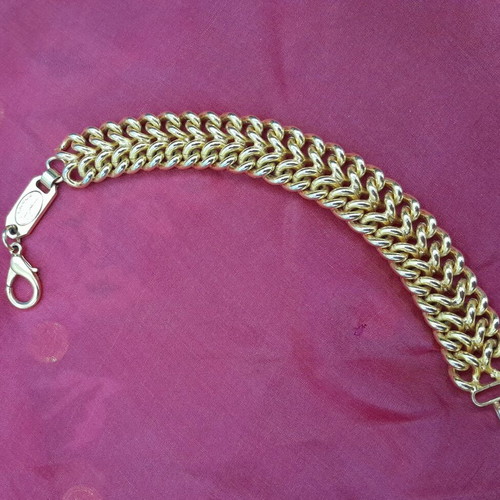 Firenze bracelet Italy used, fishbone design, 90s style