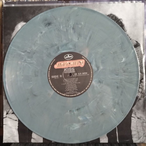 KISS Revenge LP 1995 U.S Limited Edition Gray Marble Vinyl like new