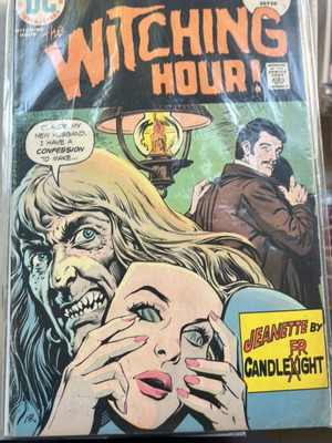 The Witching Hour comic book used, dark mansion and sinister secrets