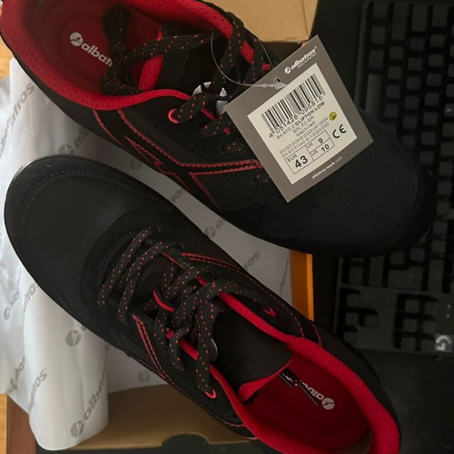 Albatros Clifton ST Low O2 ESD safety shoes new, size 43, black