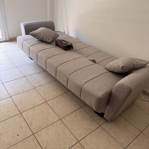 Sofa bed with storage space, like new