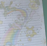 Letter sheet from the 1990s