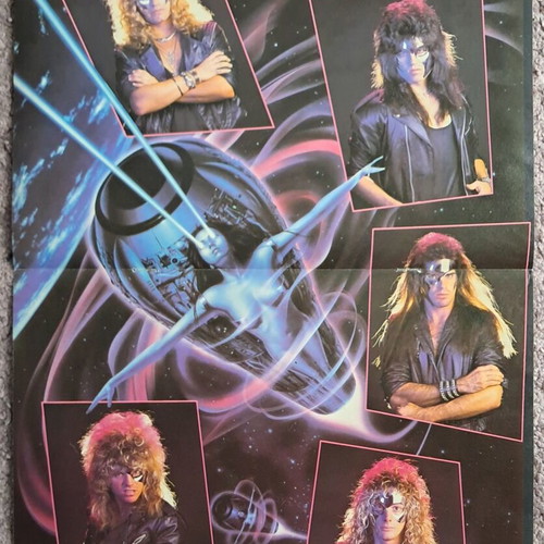 Crimson Glory Transcendence 1989 Metal Hammer magazine poster