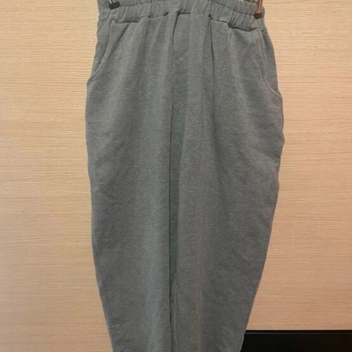 Gray pants with elastic viscose size 44 new My Gallery