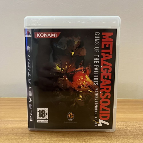 Metal Gear Solid 4 Guns of The Patriots PS3 game used