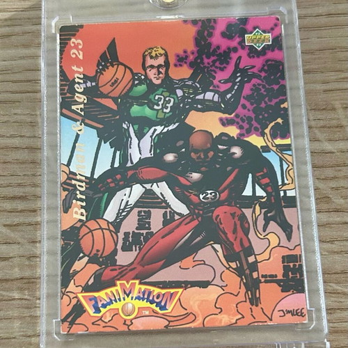 Michael Jordan Agent 23 vs Birdman Upper Deck NBA 1993 card used