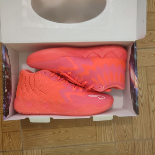 Puma Lamelo mb.01 Breast Cancer Awareness sneakers size 12