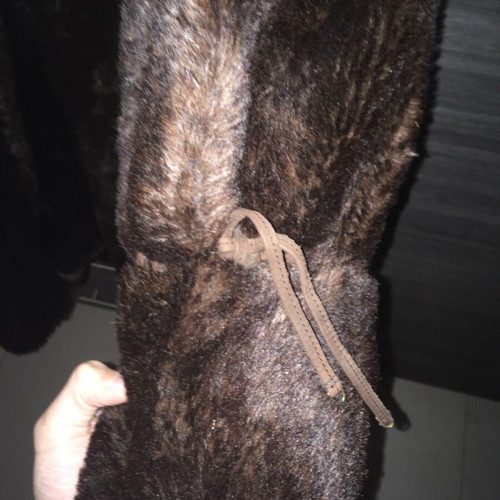 Peter Hahn fur coat brown like new, size L