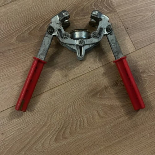 Manual wine corker tool used, vintage